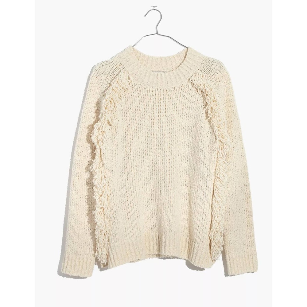 Madewell cream pullover sweater size medium